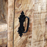 NNEVL TV Cabinet Rough Mango Wood 110x30x50 cm