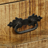 NNEVL Sideboard with 3 Drawers Rough Mango Wood