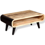 NNEVL Coffee Table Rough Mango Wood 90x55x39 cm