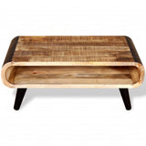 NNEVL Coffee Table Rough Mango Wood 90x55x39 cm