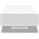 NNEVL Coffee Table High Gloss White