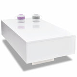 NNEVL Coffee Table High Gloss White
