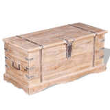 NNEVL Storage Chest Solid Acacia Wood
