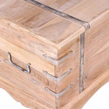 NNEVL Storage Chest Solid Acacia Wood