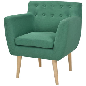 NNEVL Armchair Green Fabric