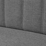 NNEVL Sofa Fabric 117x55.5x77 cm Light Grey