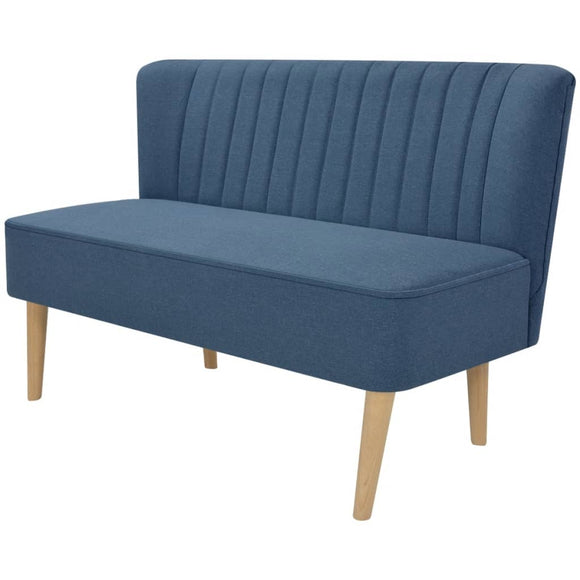 NNEVL Sofa Fabric 117x55.5x77 cm Blue