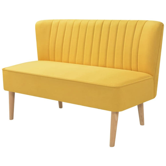 NNEVL Sofa Fabric 117x55.5x77 cm Yellow