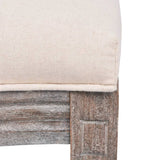 NNEVL Dining Chairs 4 pcs Cream Fabric