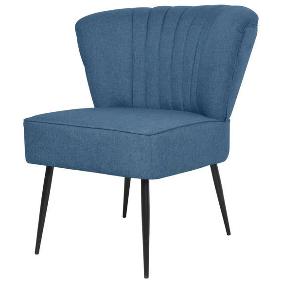 NNEVL Cocktail Chair Blue Fabric
