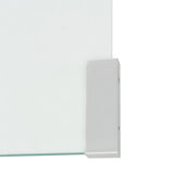 NNEVL Coffee Table Tempered Glass 49.5x50x45 cm Clear