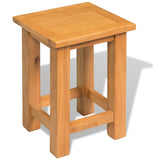 NNEVL End Table 27x24x37 cm Solid Oak Wood
