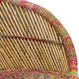 NNEVL Bamboo Chair with Chindi Details