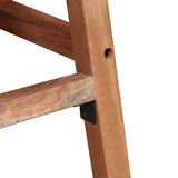 NNEVL Bar Stools 2 pcs Solid Acacia Wood