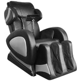 NNEVL Massage Chair with Super Screen Black Faux Leather
