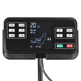 NNEVL Massage Chair with Super Screen Black Faux Leather