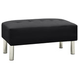 NNEVL Sofa Bed Artificial Leather Black