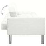 NNEVL Sofa Bed Artificial Leather White
