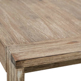 NNEVL Coffee Table Solid Brushed Acacia Wood 110x60x40 cm