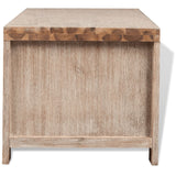 NNEVL TV Cabinet Solid Brushed Acacia Wood 140x38x40 cm