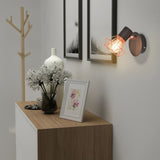 NNEVL Wall Lamp 2 pcs E14 Black and Copper