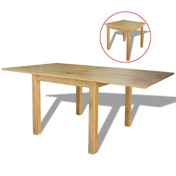 NNEVL Extendable Table Oak 170x85x75 cm