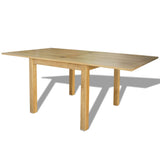 NNEVL Extendable Table Oak 170x85x75 cm