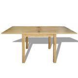 NNEVL Extendable Table Oak 170x85x75 cm