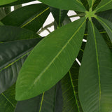 NNEVL Artificial Fortune Tree Plant with Pot 145 cm Green