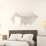 NNEVL 24 pcs Mirror Tiles Square Glass