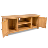 NNEVL TV Cabinet 120x35x48 cm Solid Oak Wood