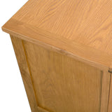 NNEVL TV Cabinet 120x35x48 cm Solid Oak Wood