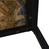 NNEVL Coffee Table Teak Resin 110x60x40 cm
