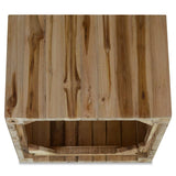 NNEVL Coffee Table Genuine Teak 50x50x35 cm