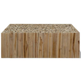 NNEVL Coffee Table Genuine Teak 90x50x30 cm