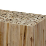 NNEVL Coffee Table Genuine Teak 90x50x30 cm