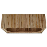 NNEVL Coffee Table Genuine Teak 90x50x30 cm