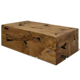 NNEVL Coffee Table 90x50x30 cm Genuine Teak Brown