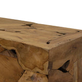 NNEVL Coffee Table 90x50x30 cm Genuine Teak Brown