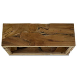 NNEVL Coffee Table 90x50x30 cm Genuine Teak Brown
