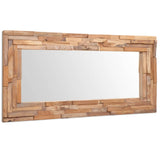 NNEVL Decorative Mirror Teak 120x60 cm Rectangular
