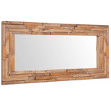 NNEVL Decorative Mirror Teak 120x60 cm Rectangular