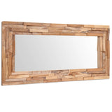 NNEVL Decorative Mirror Teak 120x60 cm Rectangular