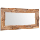 NNEVL Decorative Mirror Teak 120x60 cm Rectangular