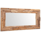 NNEVL Decorative Mirror Teak 120x60 cm Rectangular
