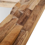 NNEVL Decorative Mirror Teak 120x60 cm Rectangular