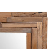 NNEVL Decorative Mirror Teak 120x60 cm Rectangular