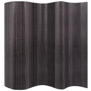 NNEVL Room Divider Bamboo Grey 250x165 cm