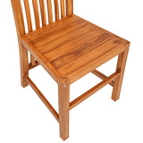 NNEVL Dining Chairs 6 pcs Solid Teak