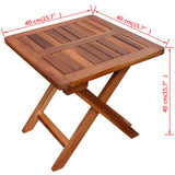 NNEVL Sun Loungers 2 pcs with Table Solid Acacia Wood